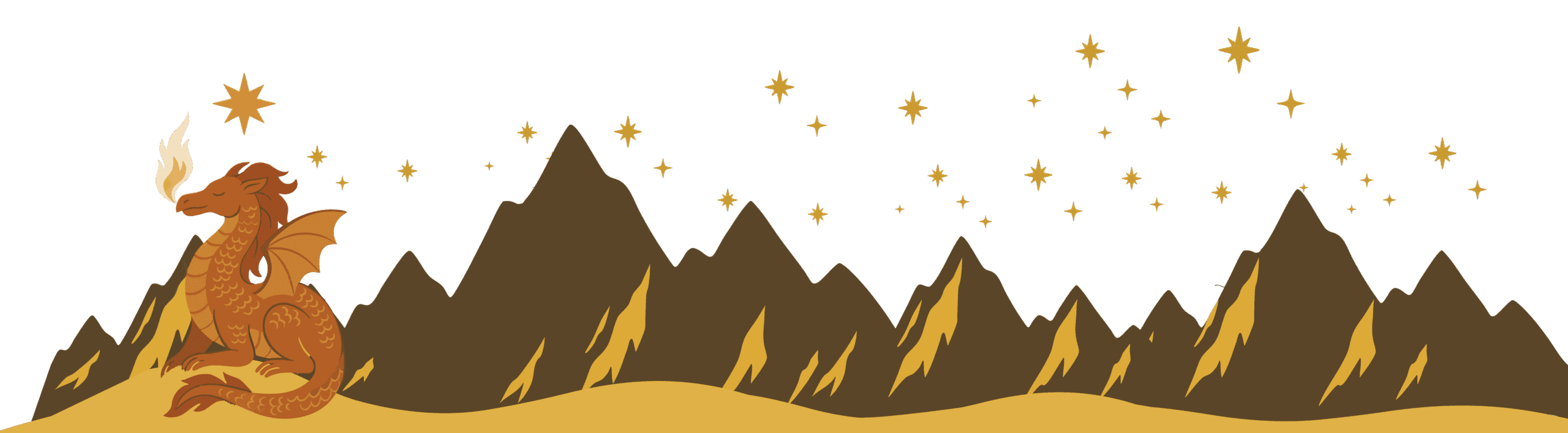 mountain range with dragon scaled 1